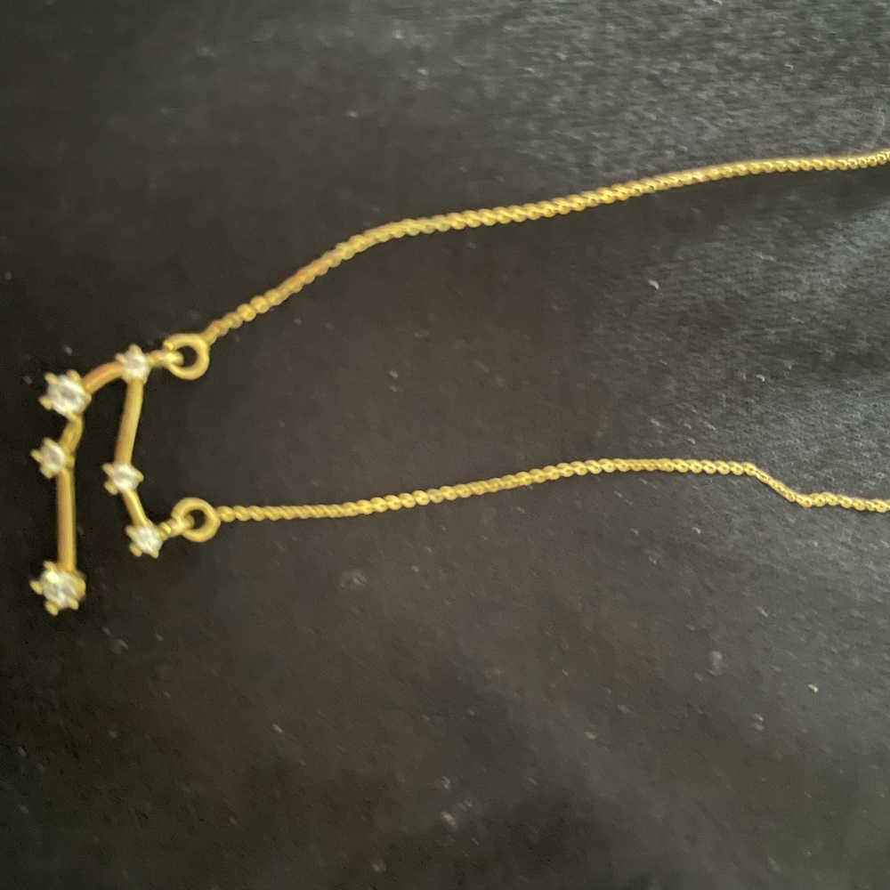 14 kt Gemini Diamond Necklace